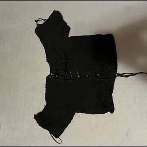Black Crop Top